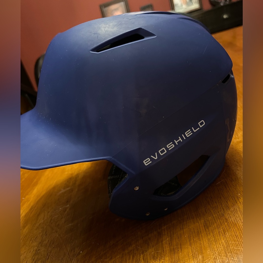 Evoshield Batting Helmet size S/M in royal blue